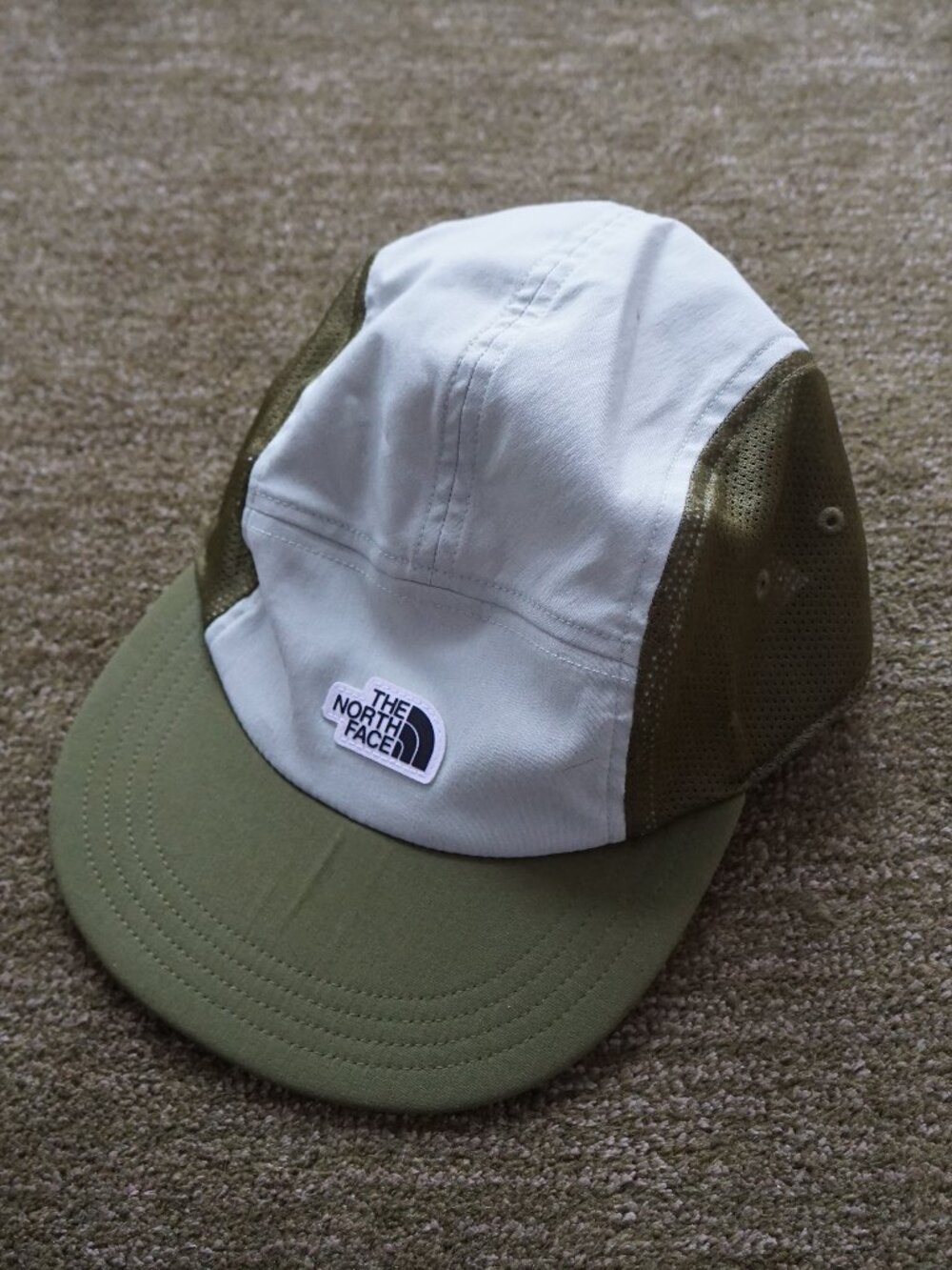 The North Face Green 5-Panel Flat Brim Hiking Hat